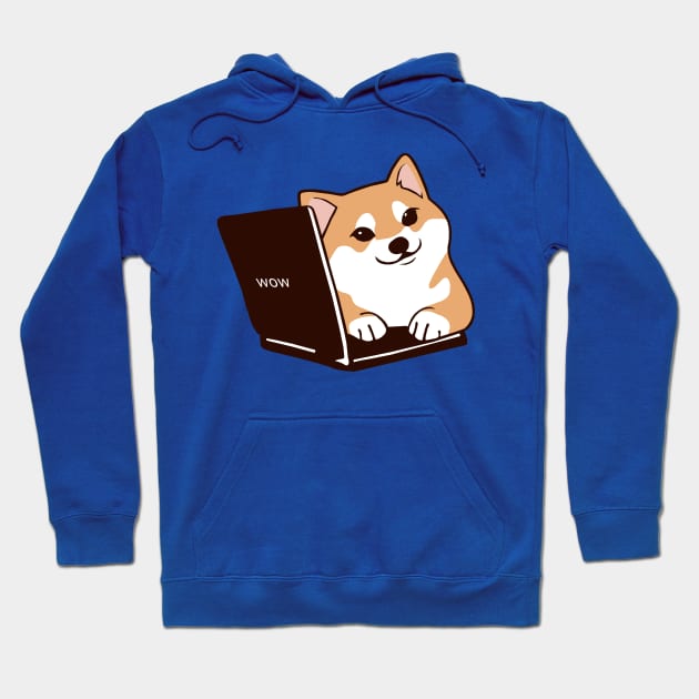 Laptop Shibe Hoodie by GAz